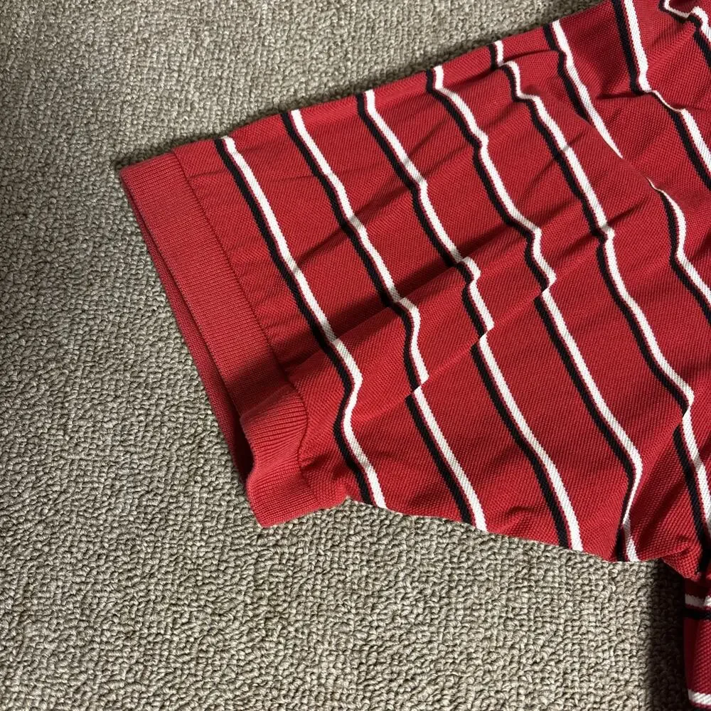 Polo Ralph Lauren Polo Golf Men’s Short Sleeve Short Striped Large Red Clean